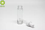 Thick Bottom Clear Glass Foundation Pump Bottle 10ml Corrosion Resistant
