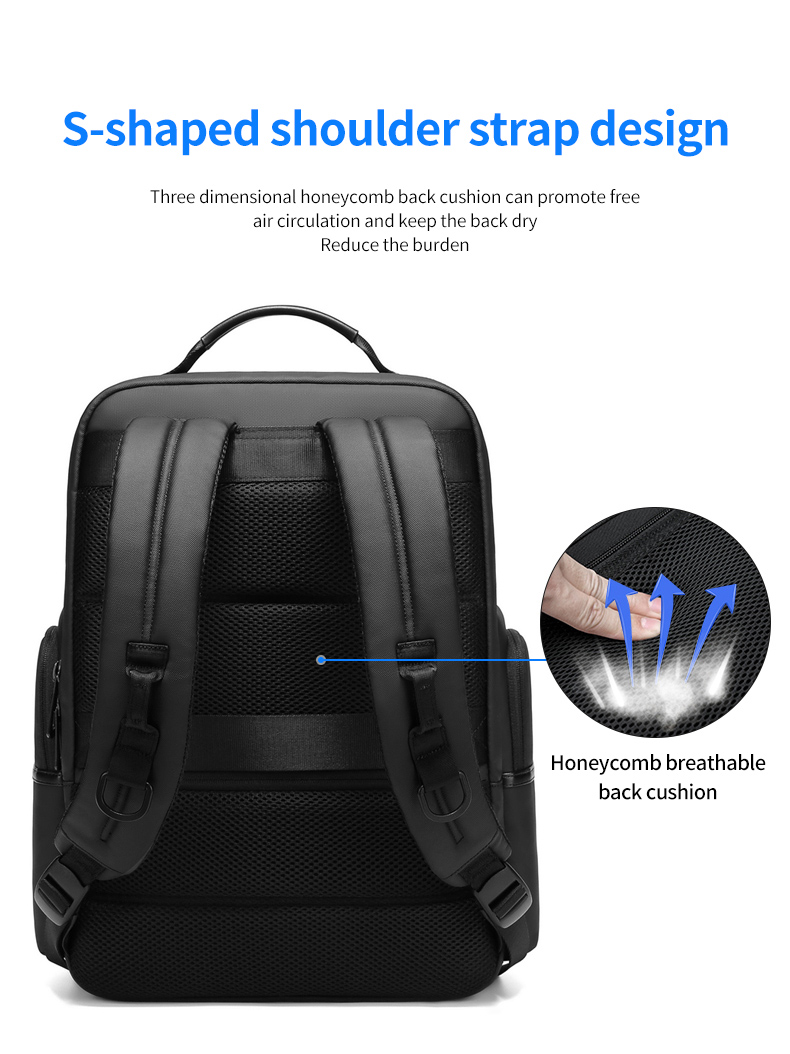 High grade gift custom logo men's outdoor waterproof laptop bag business Backpack