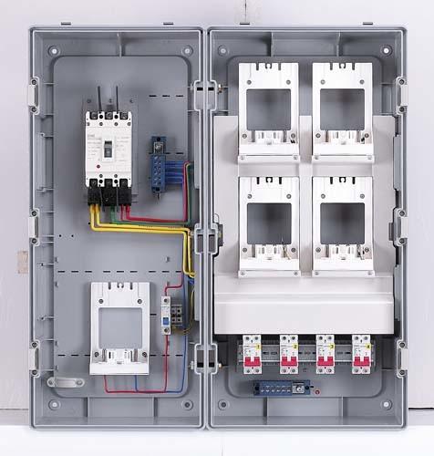 Waterproof Moving Electric Meter Box Power System Nice Appearance Home