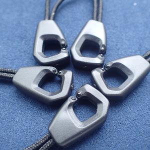 Wholesale Eco-Friendly PE Black Zipper Slider Puller For Garmant or bag from china suppliers
