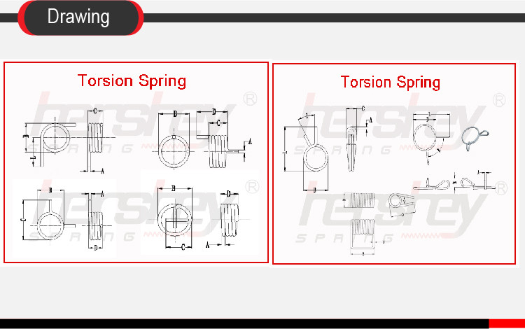 301 302 17-7PH Stainless Steel Tiny Torsion Spring Hardware