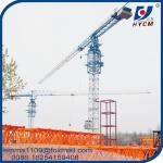 10tons PT6020 Less Head Tower Cranes 50m To 180m Height Buildings