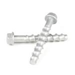 Rail Traffic Flange Hexagonal Stainless Steel Heavy Duty Concrete Screw Anchors
