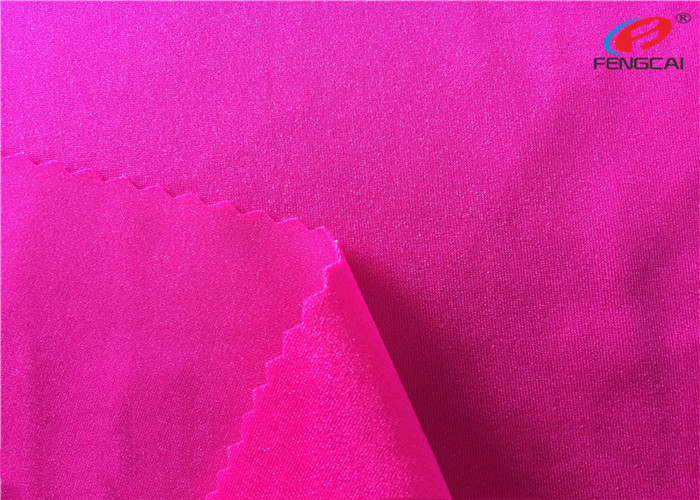 Shiny Stretch Swimwear 87% Polyester 13% Spandex Fabric For Sports