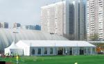 Durable Water Proof Clear Span Structure Romantic Wedding Tents For 200 People