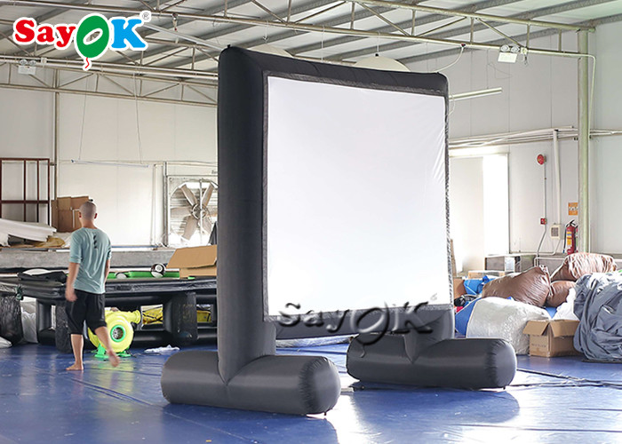Blow Up Movie Screen 2.5x1.9mH Small Portable Commercial Inflatable Screen For Outdoor