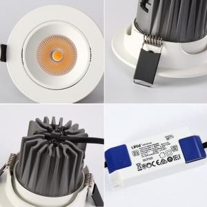 Wholesale BRIDGELUX Dimmable 12W LED Spotlight Ceiling 30W Consumption 24deg Ra90 from china suppliers