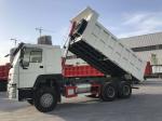 3 Axle Lhd Howo 6×4 Heavy Duty Dump Truck 371hp For Construction Business