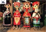 Life - Size Fiberglass Statues Cartoon Shape Kindergarten Educational Decoration