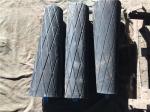 Wear Resistant Rubber Coated Belt Tracking Roller 165mm Diameter
