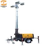 Mining Hydraulic Lifting Diesel Light Tower Portable Led Light Towers 7.5m