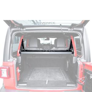 Wholesale Aluminum Alloy Car Trunk Boot Luggage Shelf for JEEP Wrangler JL JK Rear Gate Design from china suppliers