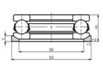 Thrust ball bearings with Spherical Outer Ring 53205