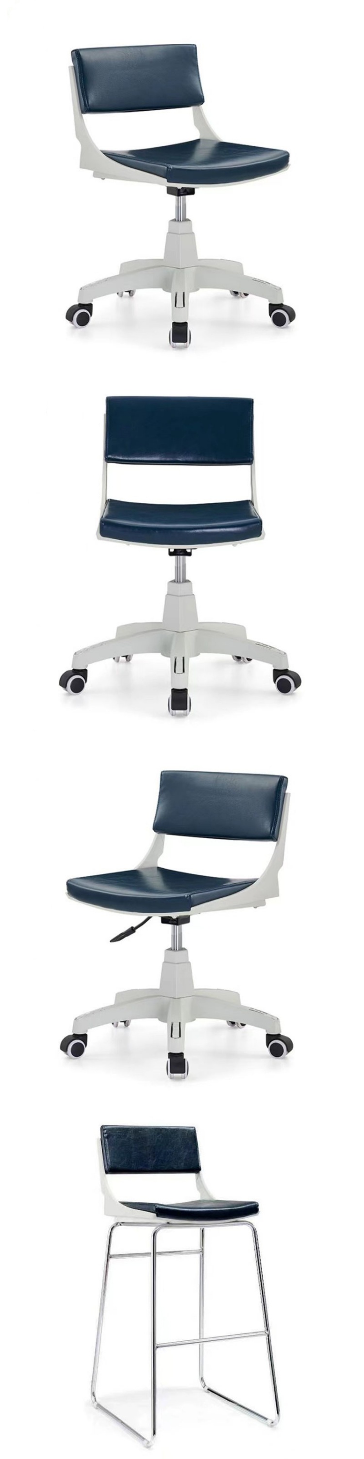 High PU Leather Swivel Adjustable Office Chair Modern Style for Technical Leather