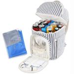 2 In 1 Lightweight Insulated Waterproof Leak Proof Lunch Backpack Camping Beach