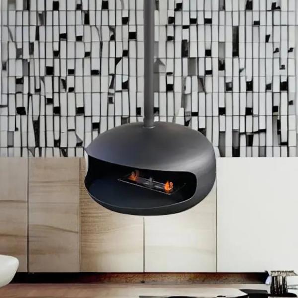 Customized Indoor Roof Mounted Cocoon Ethanol Burning Hanging Bioethanol