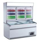 Dual Temperature Upright Combination Freezer With Top Sliding Door