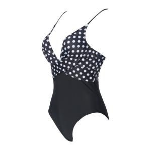 Wholesale Tiered Layer Tie a Knot Front Top With Low waist Bikini swimsuit high cut from china suppliers