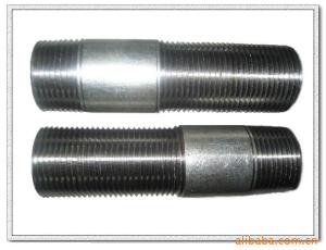 Wholesale 1/2-4 Galvanized long screw thread steel pipe nipples from china suppliers