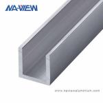 Extruded Aluminium C Shaped Beam Channel Aluminum Extrusion Profiles Manufacture