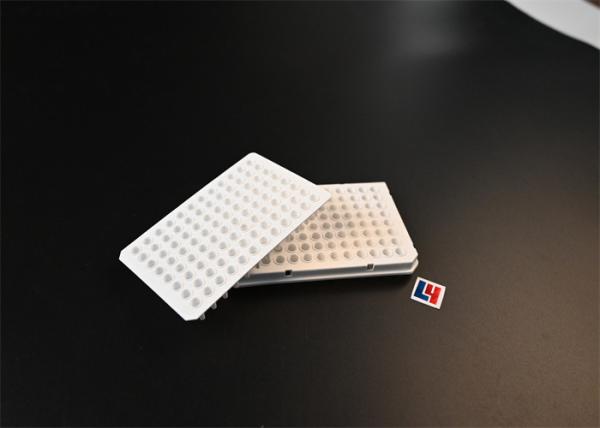 PCR plate semi-skirted, PCR plate manufacturer, Lingyao OEM manufacturer,