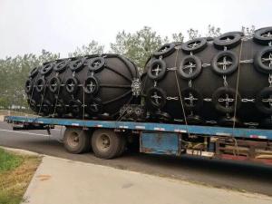 Wholesale BV Pneumatic Rubber Fender With Tyre To Ship Protection 50KPa / 80Kpa from china suppliers