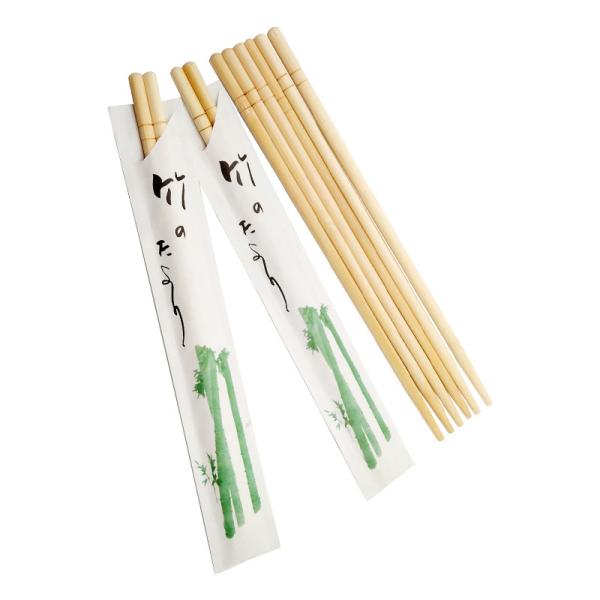 Natural Bamboo Color Chopsticks for Japanese/Korean/Russian Noodles Treatment
