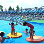 Commercial Swimming Pool Climbing Duckweed Net Rope Bridge for Kids