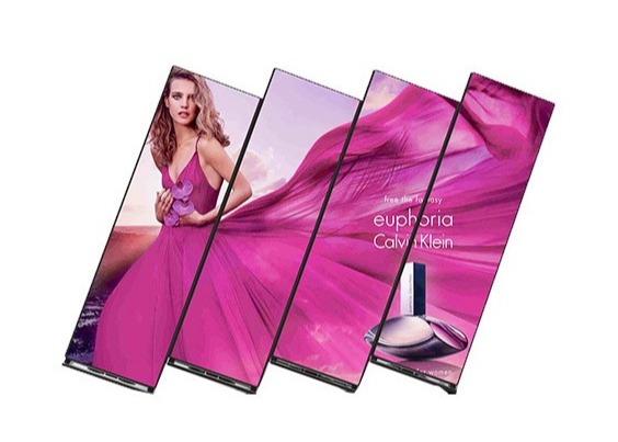 Slim Design Moveable P2.5 Indoor LED Poster Display For Advertising