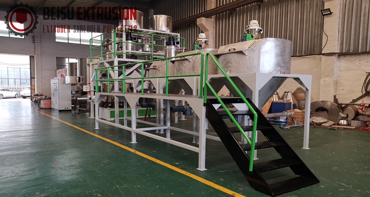 Fully Automatic 2000kg/h Pvc Mixer Machine With Online Dosing System