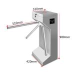 Anti Collision Tripod Security Gates Turnstiles Single Directional / Bi