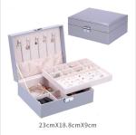 23cm 18cm 9cm Jewellery Organiser Box Portable Jewelry Case