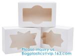 Chocolate Takeaway kraft, Christmas Cookie Bakery Treat Box Set With Window,