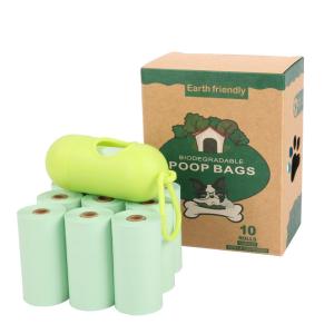 Wholesale 100% Compostable Plastic Free Biodegradable Dog Poop Bags With Dispenser from china suppliers