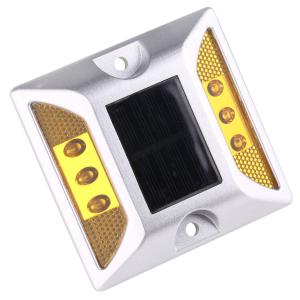 Wholesale Reflective Ddurable 1.2V 600MAH Solar Powered Road Studs Yellow from china suppliers