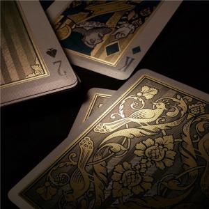 Wholesale Print 100% Durable Waterproof Plastic Playing Cards 24K Gold Foil Plated from china suppliers