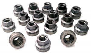 Carbon Steel Chrome Lug Nuts 21 Millimeter , Stable Ford Oem Lug Nuts M14 X 2