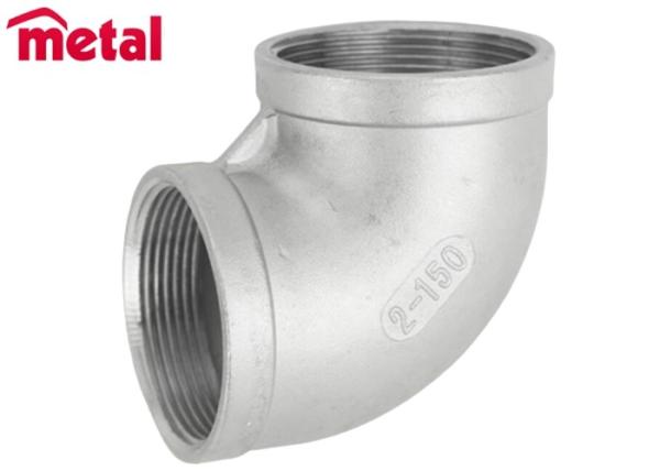 2000# 90D Threaded Elbow Fittings A304 Stainless Steel Pipe Fittings High