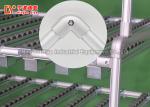 Aluminum Alloy Sliding Roller Track , Flat Type The Shelf Storage Rack
