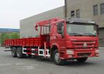 High Performance Telescoping Boom Truck Mounted Crane 6X4 290HP 14.5m Lifting