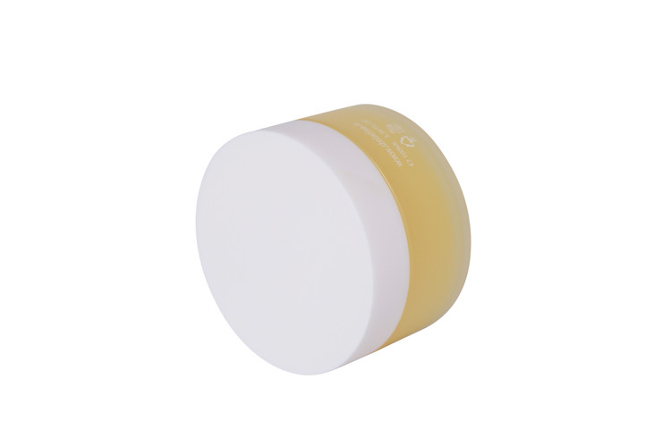 100g Customized Color and Cus[tomized Logo Cream Jar Containers With Plastic Scraper Packaging UKC19