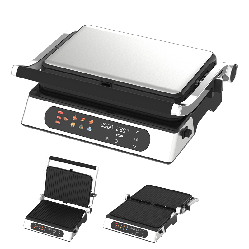Electric Energy Efficiency Rating Class A 2200w Waffle Panini Maker 1 Year Warranty