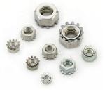 Ni Plated Galvanized Carbon Steel Keps Nut / K Lock Nut Staineless Steel