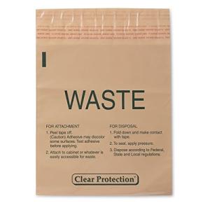 Wholesale 9 X10 Inch Disposable Stick On Infectious Waste Bags Peel Stick from china suppliers