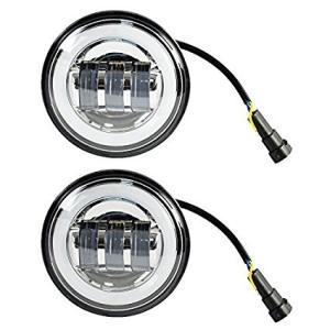 Wholesale CREE 4.5 Inch Harley Davidson Halo Fog Lights , Angel Eye Halo Headlights from china suppliers