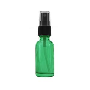 China 1 Oz Specialty Caribbean Green Boston Round Bottles W/ White Mist Sprayer on sale