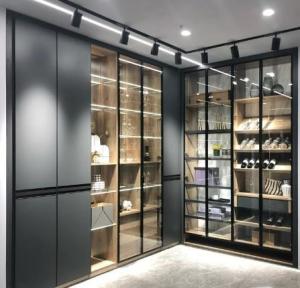 Wholesale Modern Tempered Glass Wardrobe Back Painted 18mm To 22mm Door Thick from china suppliers