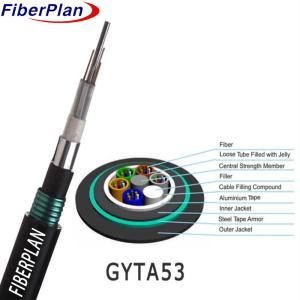 Wholesale PE Inner Sheath Protected Direct Burial Cable GYTA53 For Long-Distance Communication from china suppliers
