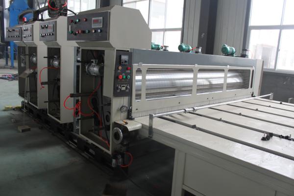 11kw Semi-Auto Feeding Flexo Printer Slotter Machine / Carton Box Printing