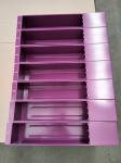 UL Certificate 2mm Steel Plate Safe Deposite Box With Red Liner